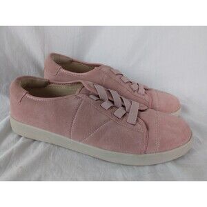 Vionic Jean Suede Pink Slip On Sneakers Womens Size 7